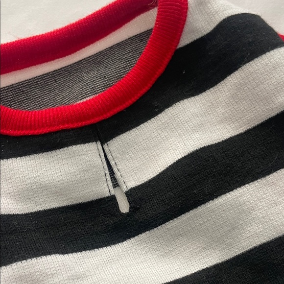 Pet Pirate costume 🤣 🐶 Pirate Striped One Piece with Hat. For 5-6 pound dog - Picture 5 of 5